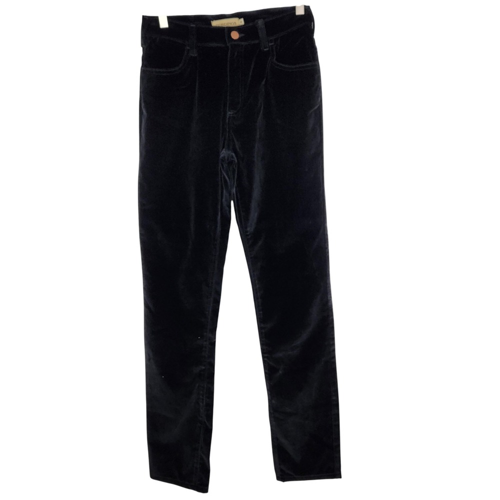 CORDINGS Pants Womens 6 Black Velvet‎ Stretch Skinny Jegging Pockets Casual